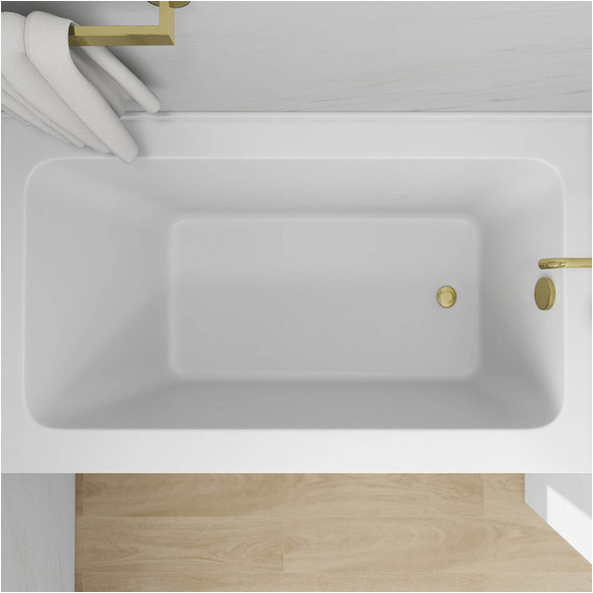 White / Titanium Gold / Right Drain