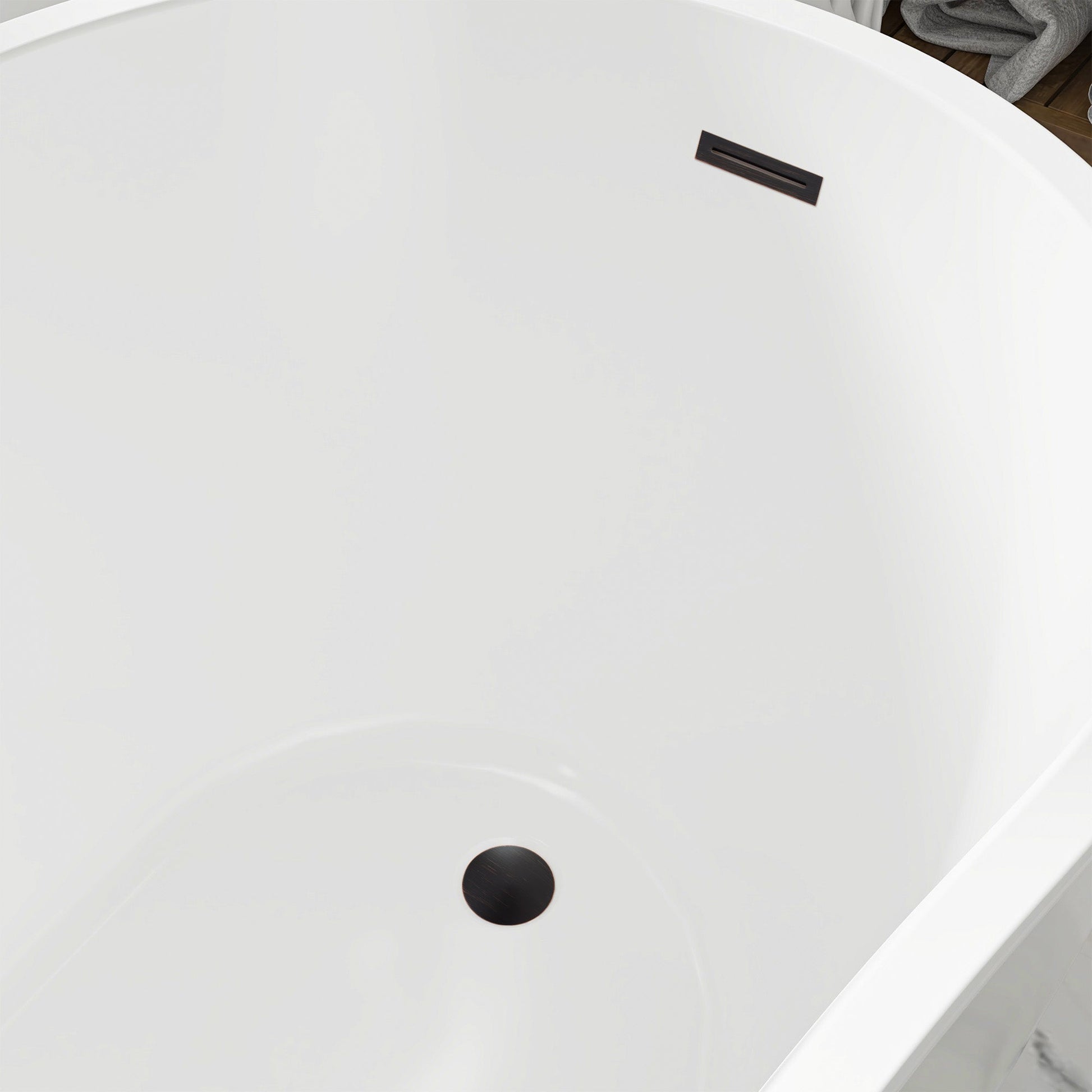 White / Oil Rubbed Bronze