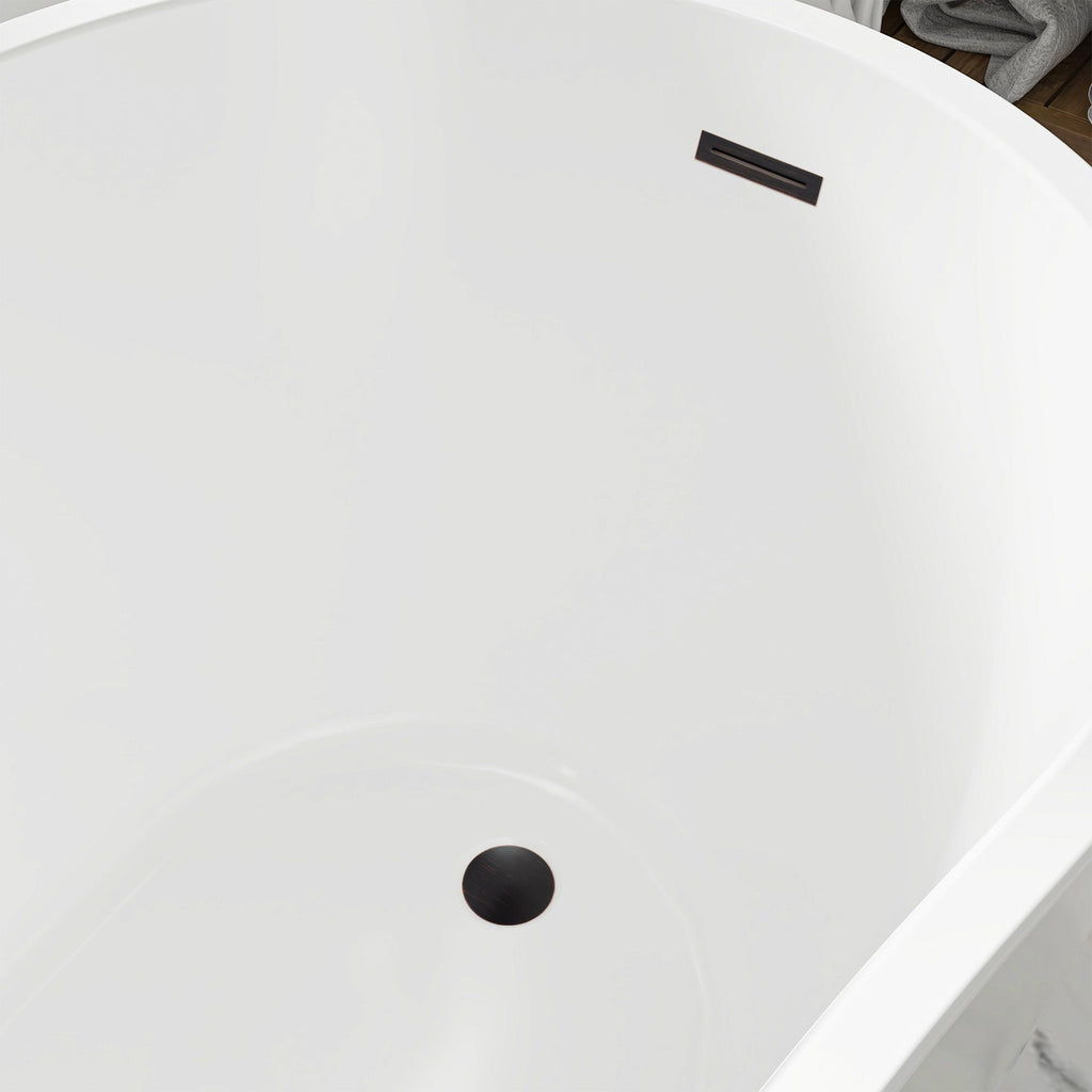White / Oil Rubbed Bronze