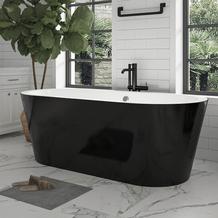 Vanity Art Alto 68" Acrylic Soaking Freestanding Bathtub