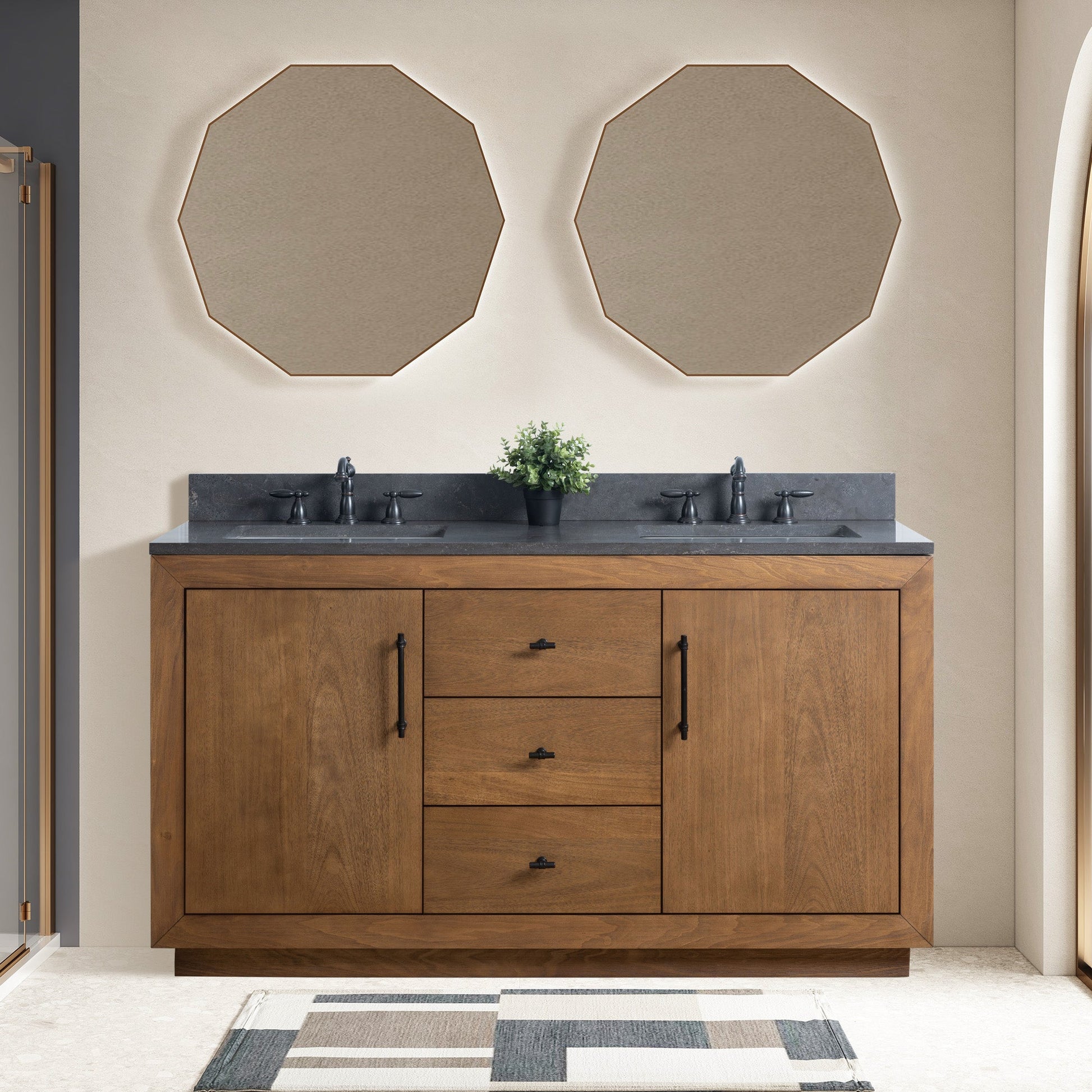 Tan / Black Limestone