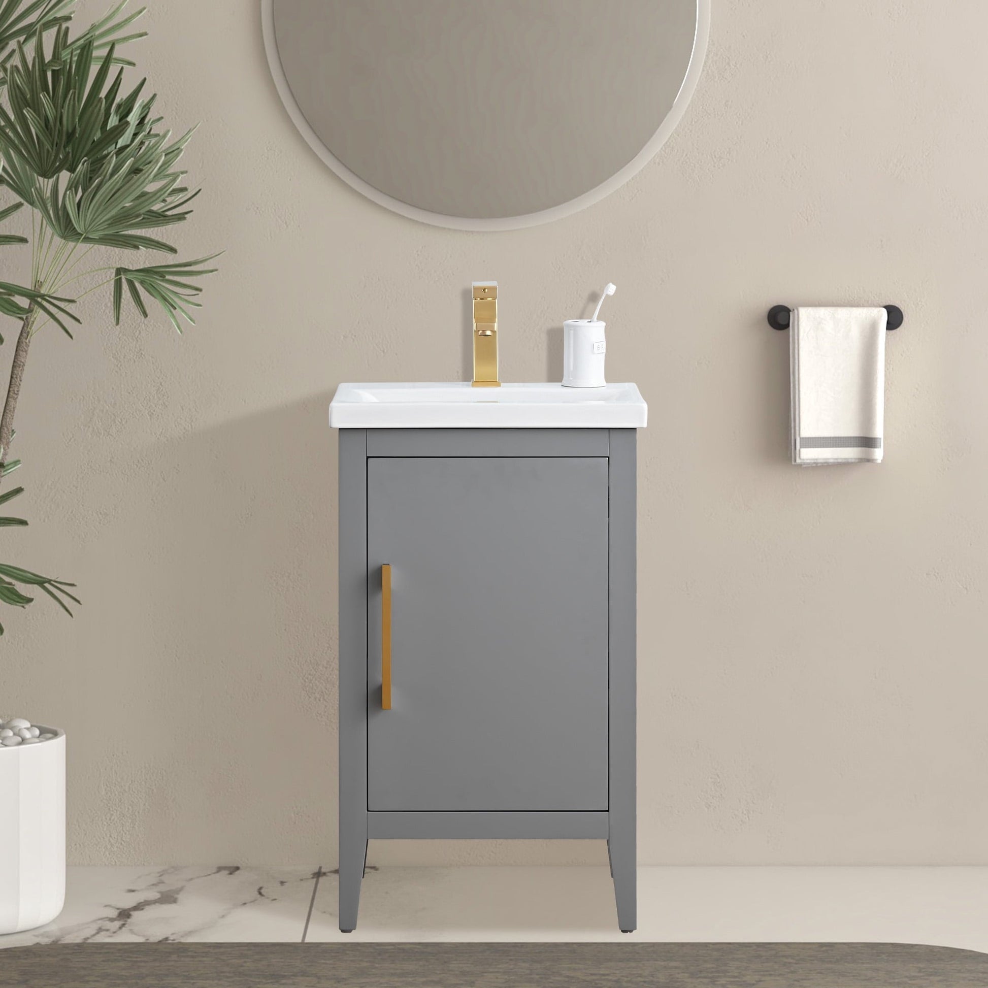 Cashmere Gray / Golden Brushed