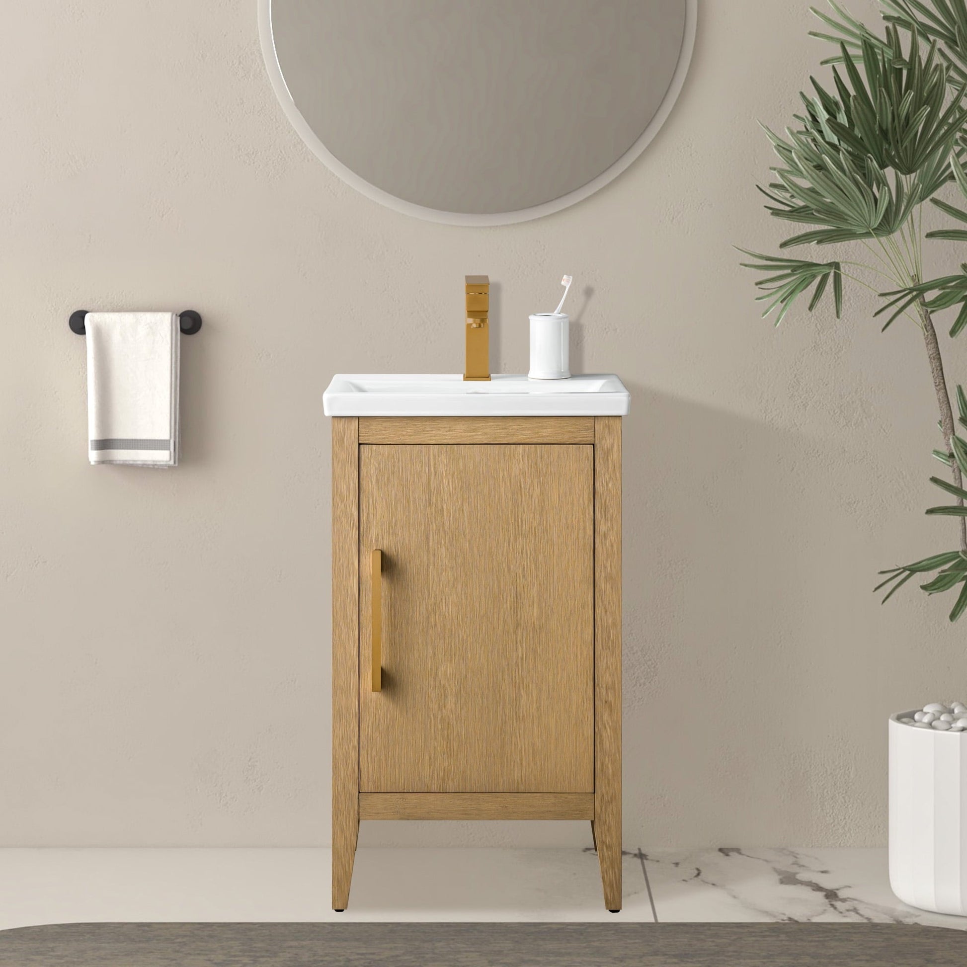 Natural Oak / Golden Brushed