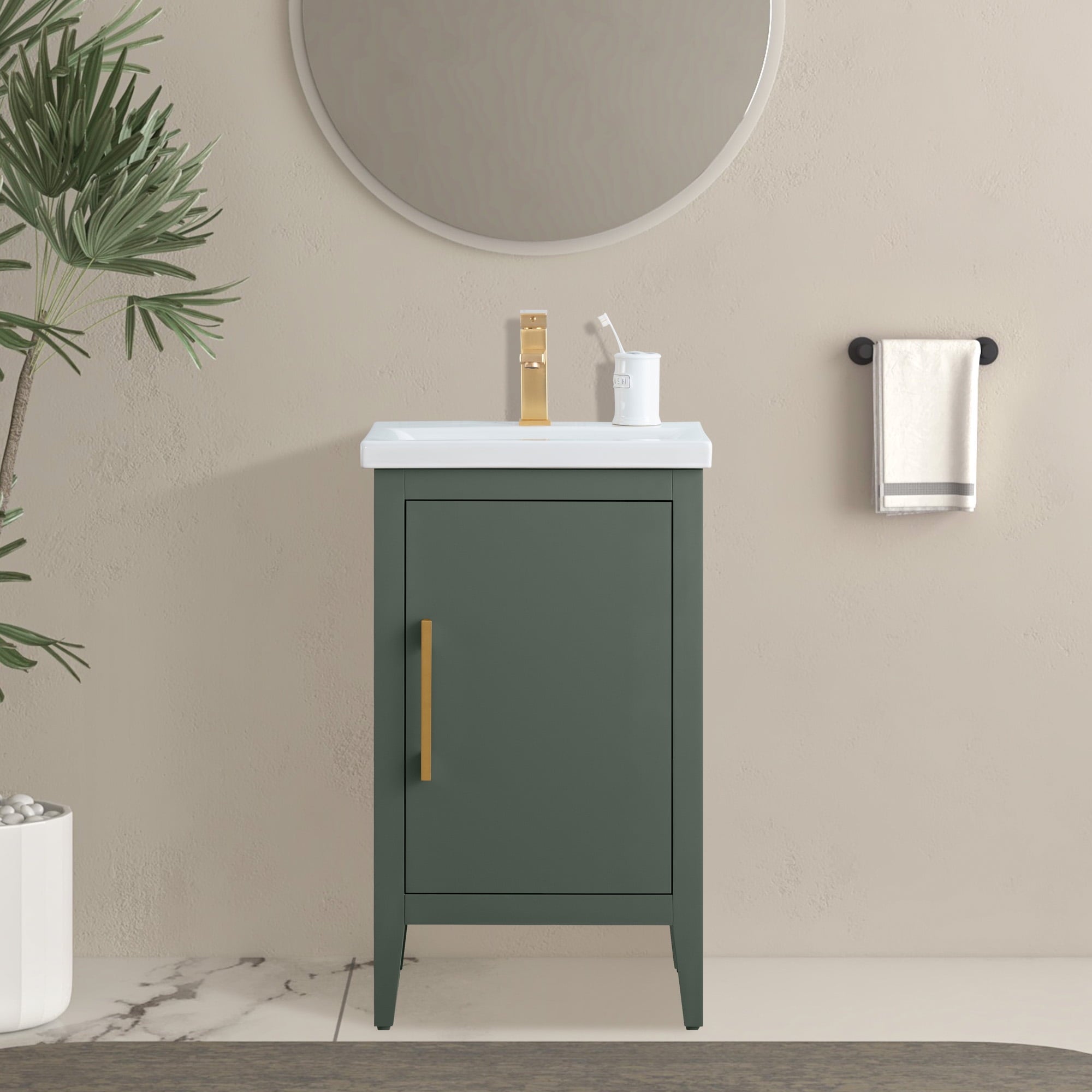 Vintage Green / Golden Brushed