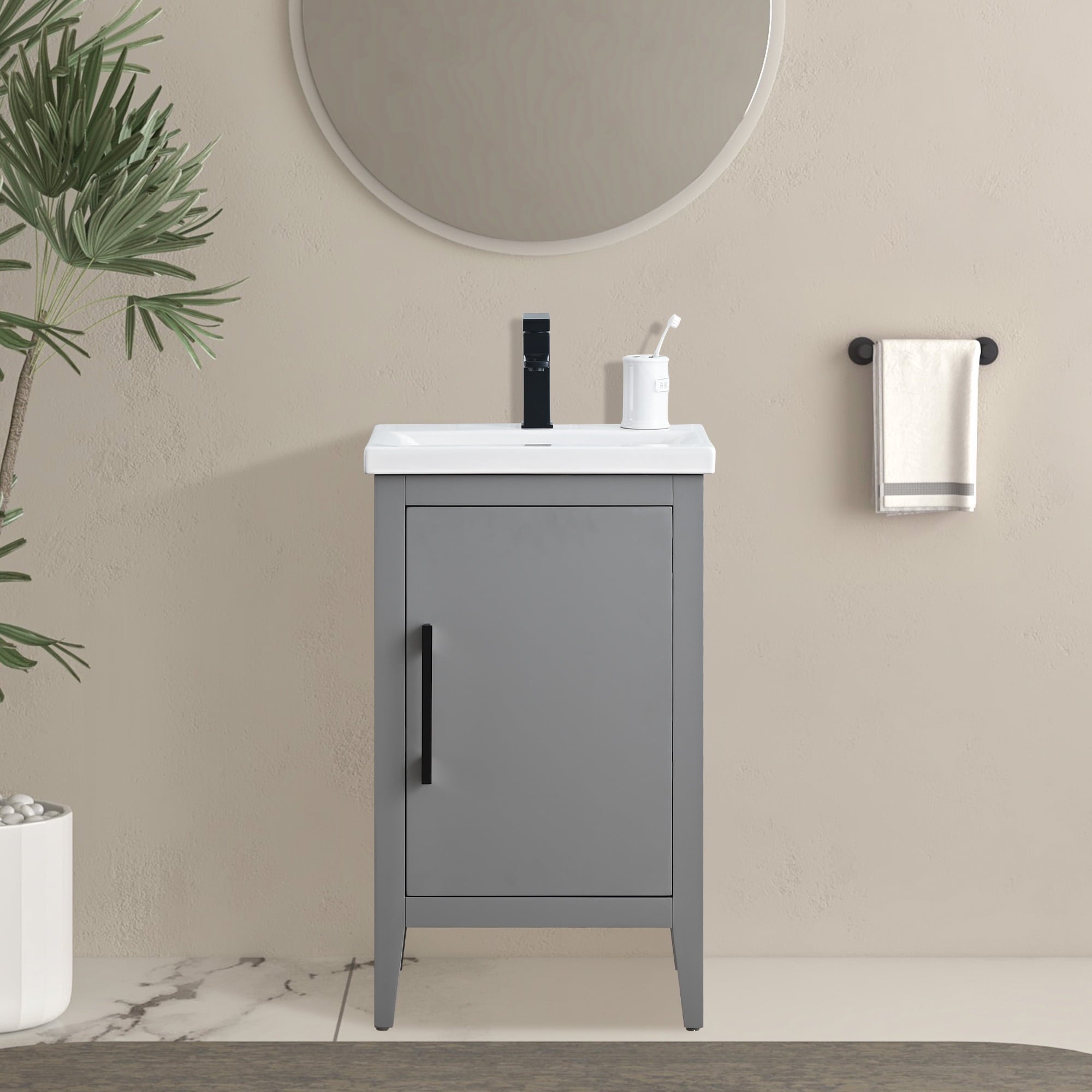Cashmere Gray / Matte Black