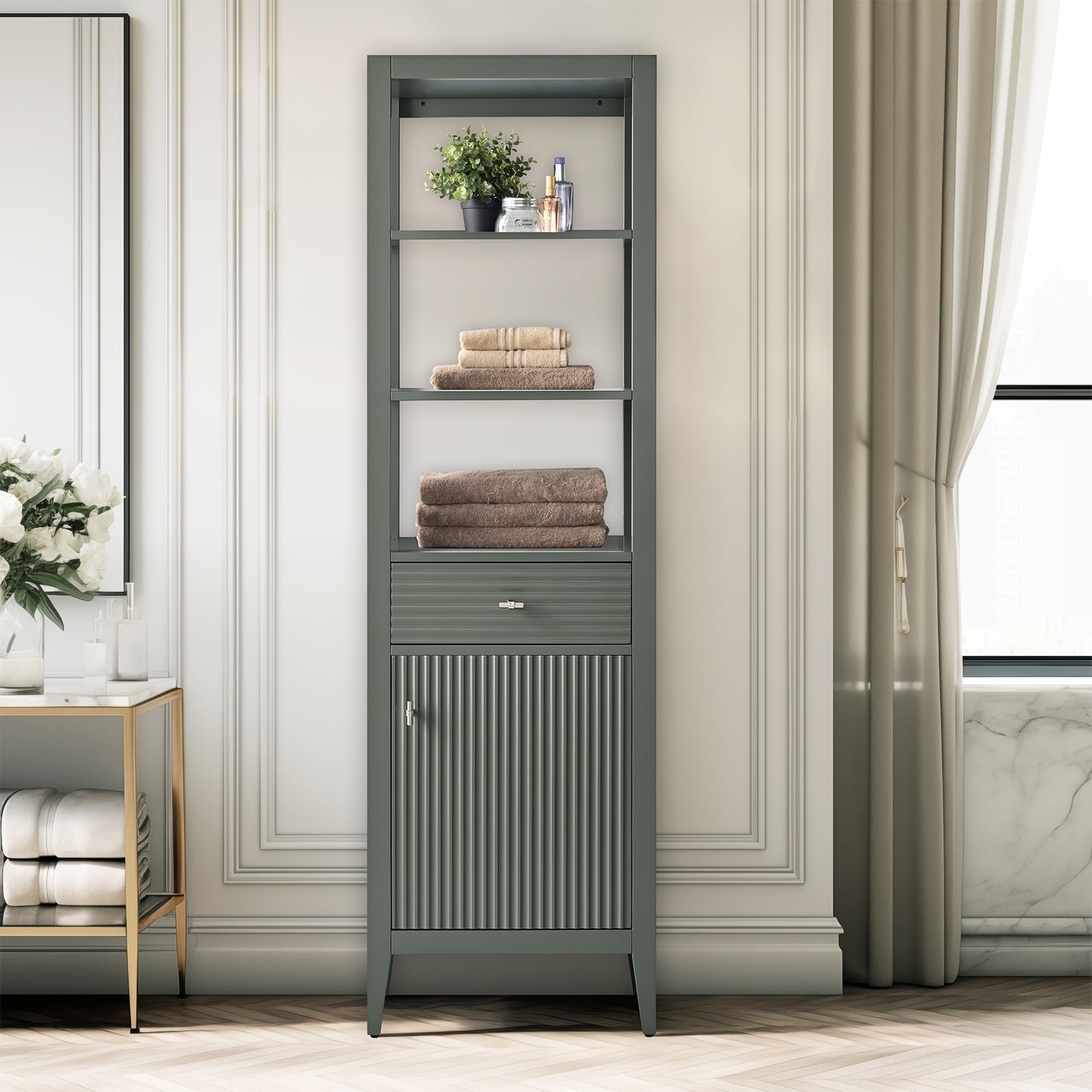 Linear Vintage Green / Brushed Nickel