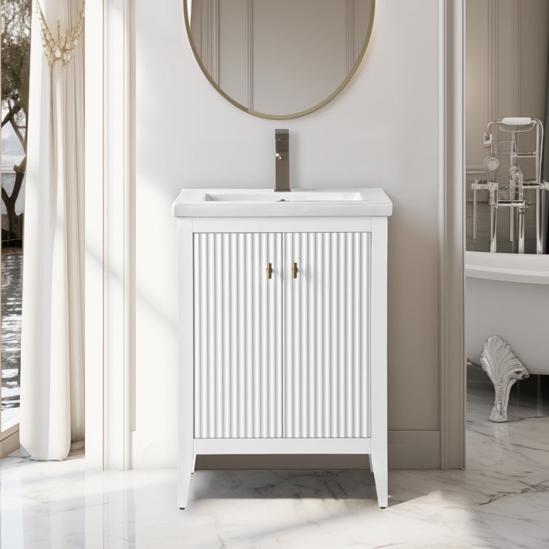 Linear White / Golden Brushed