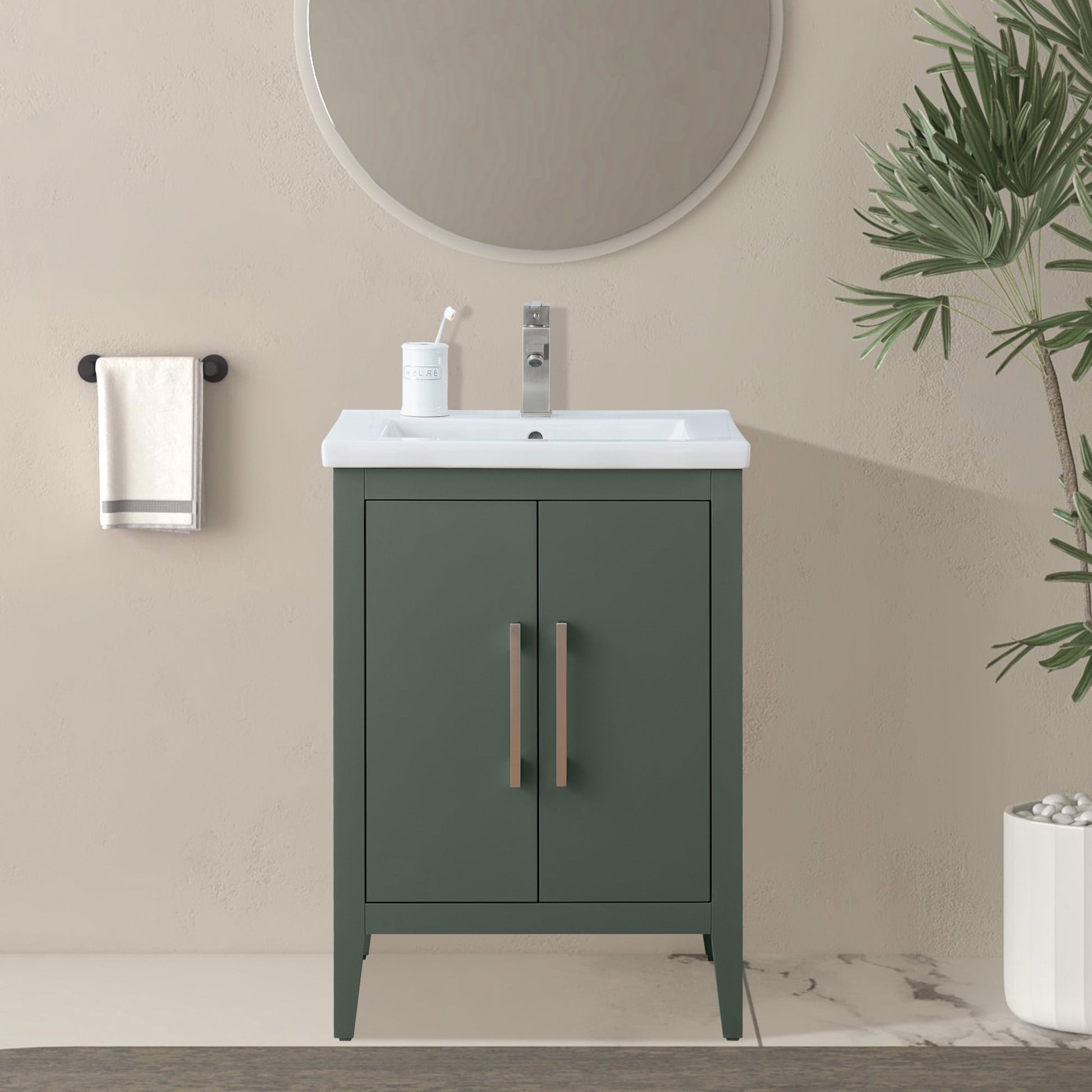 Vintage Green / Brushed Nickel