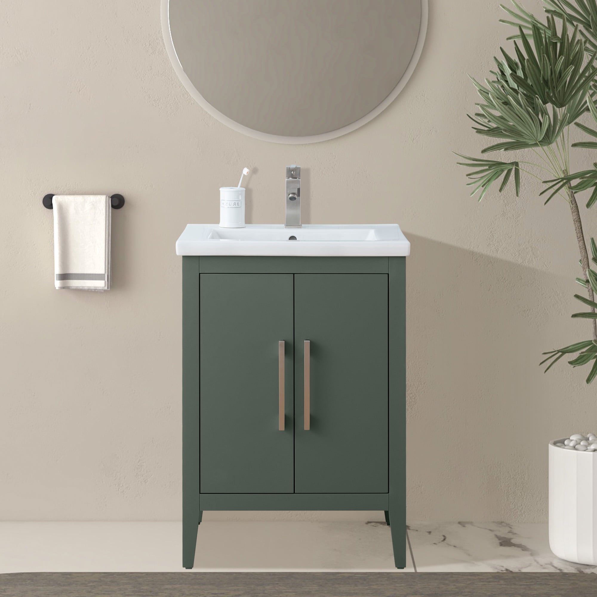 Vintage Green / Brushed Nickel