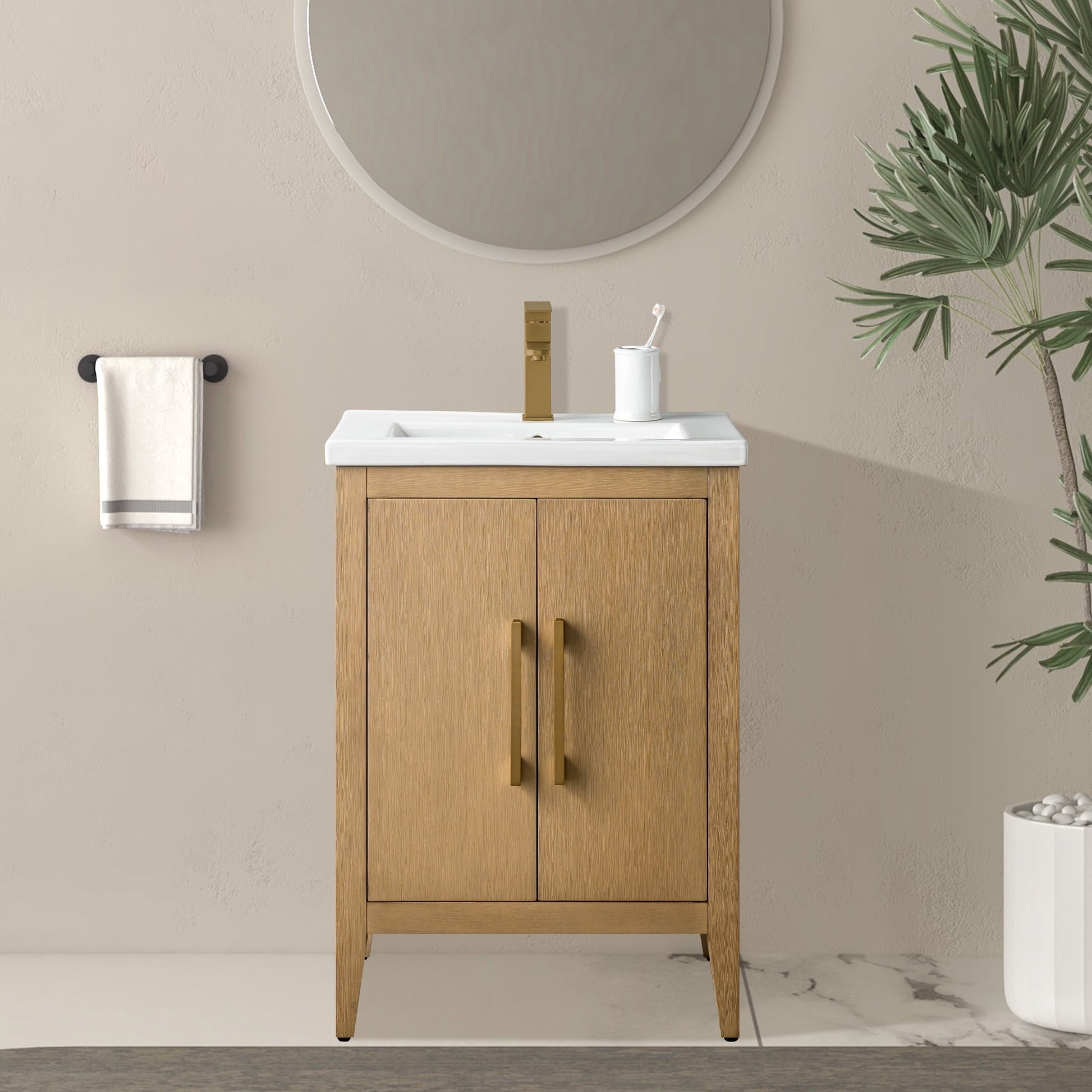 Natural Oak / Golden Brushed