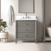 Linear Driftwood Gray / Brushed Nickel