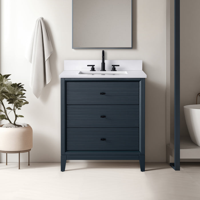 Linear Vintage Spruce Blue / Matte Black