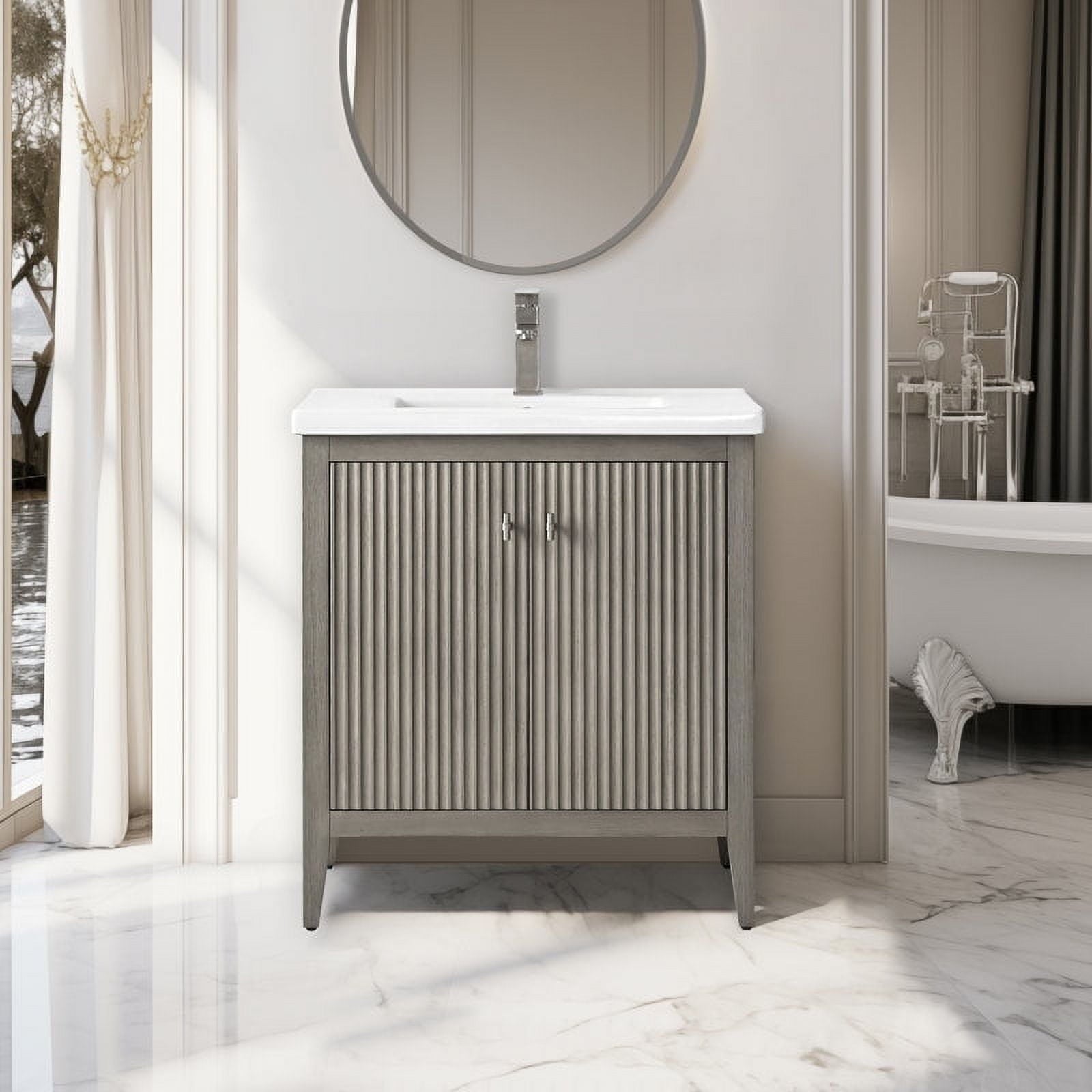 Driftwood Gray / Brushed Nickel