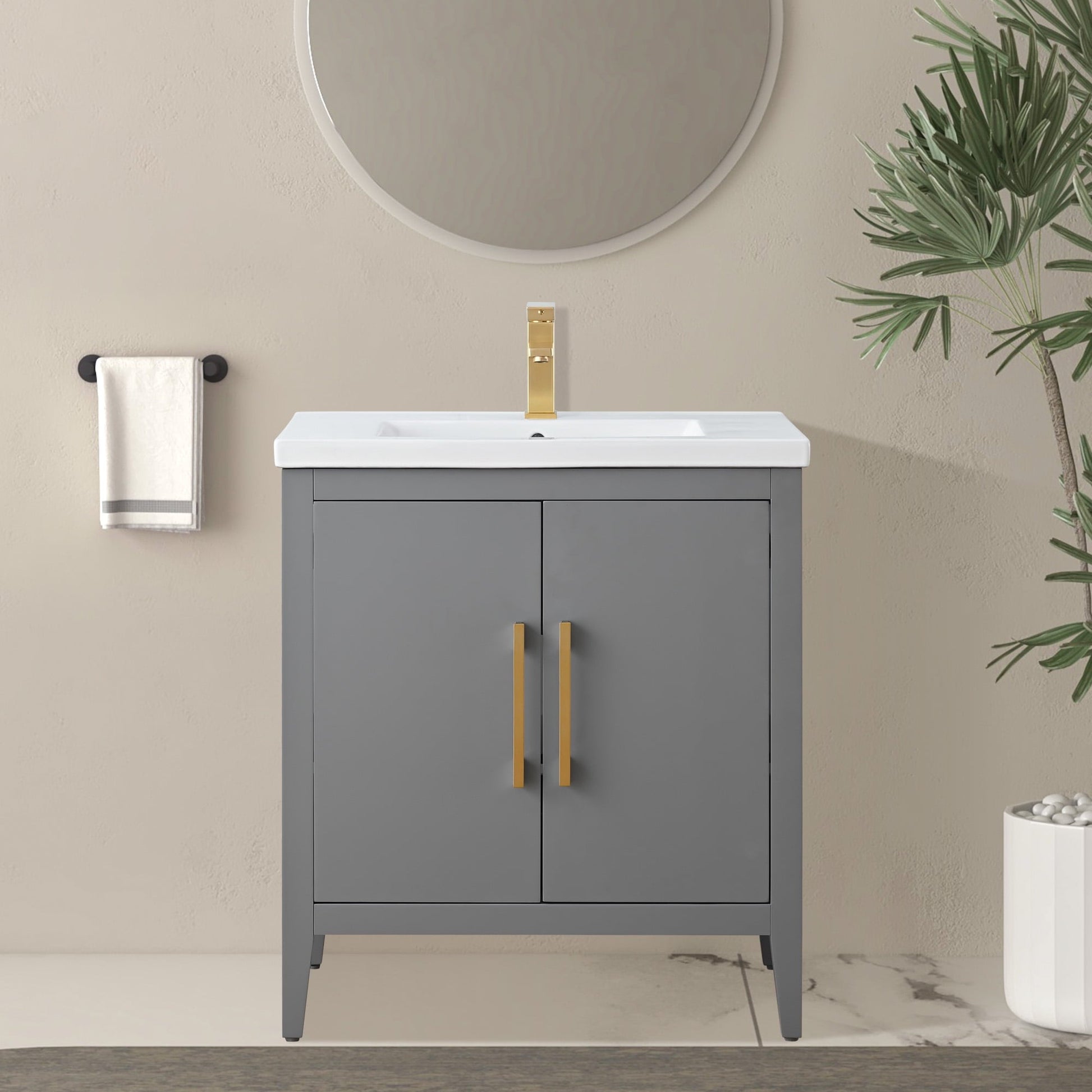Cashmere Gray / Golden Brushed