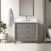Linear Driftwood Gray / Brushed Nickel