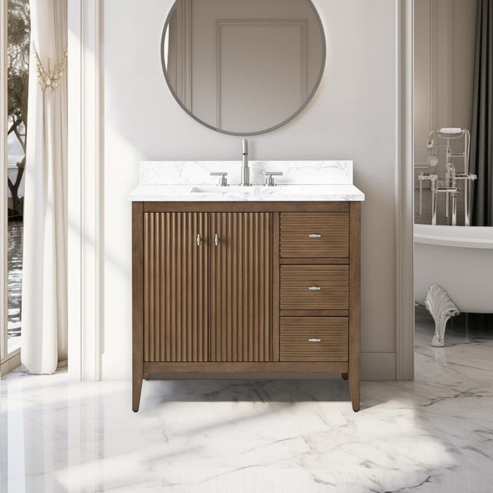 Linear Walnut / Brushed Nickel
