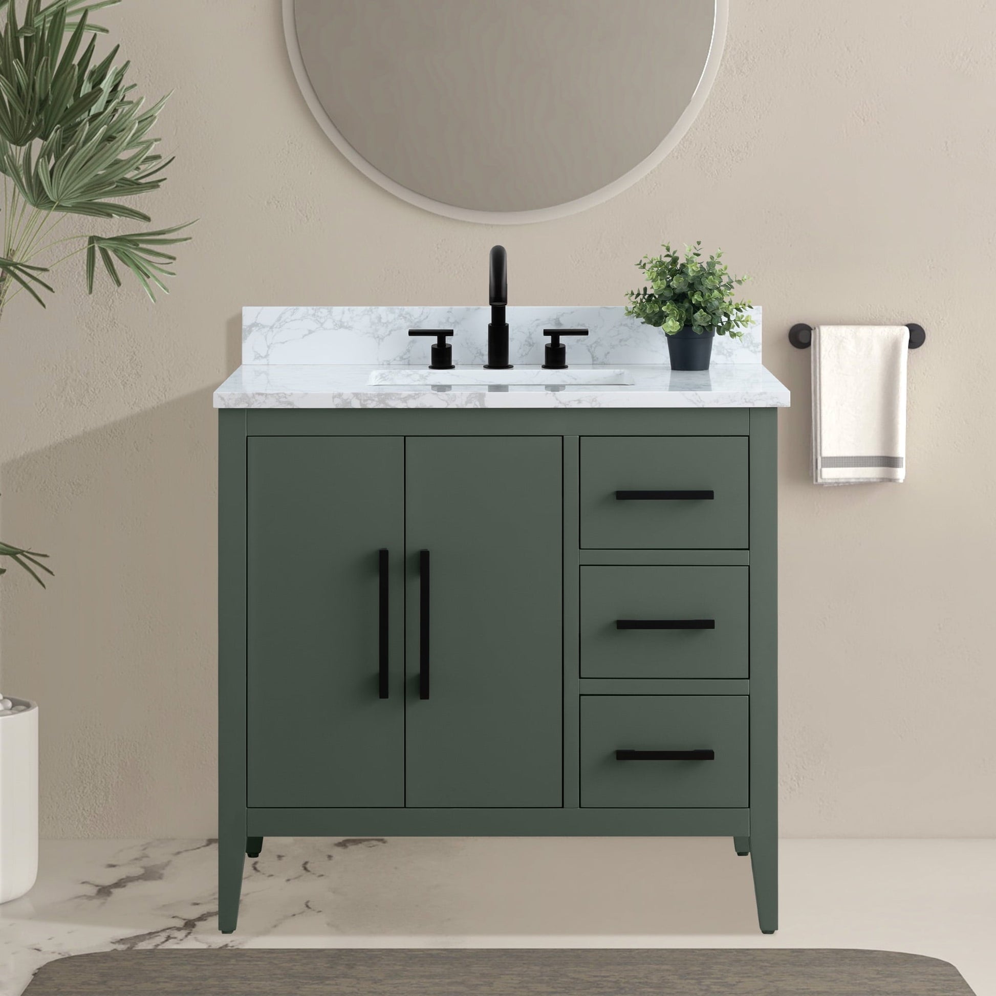 Vintage Green / Matte Black