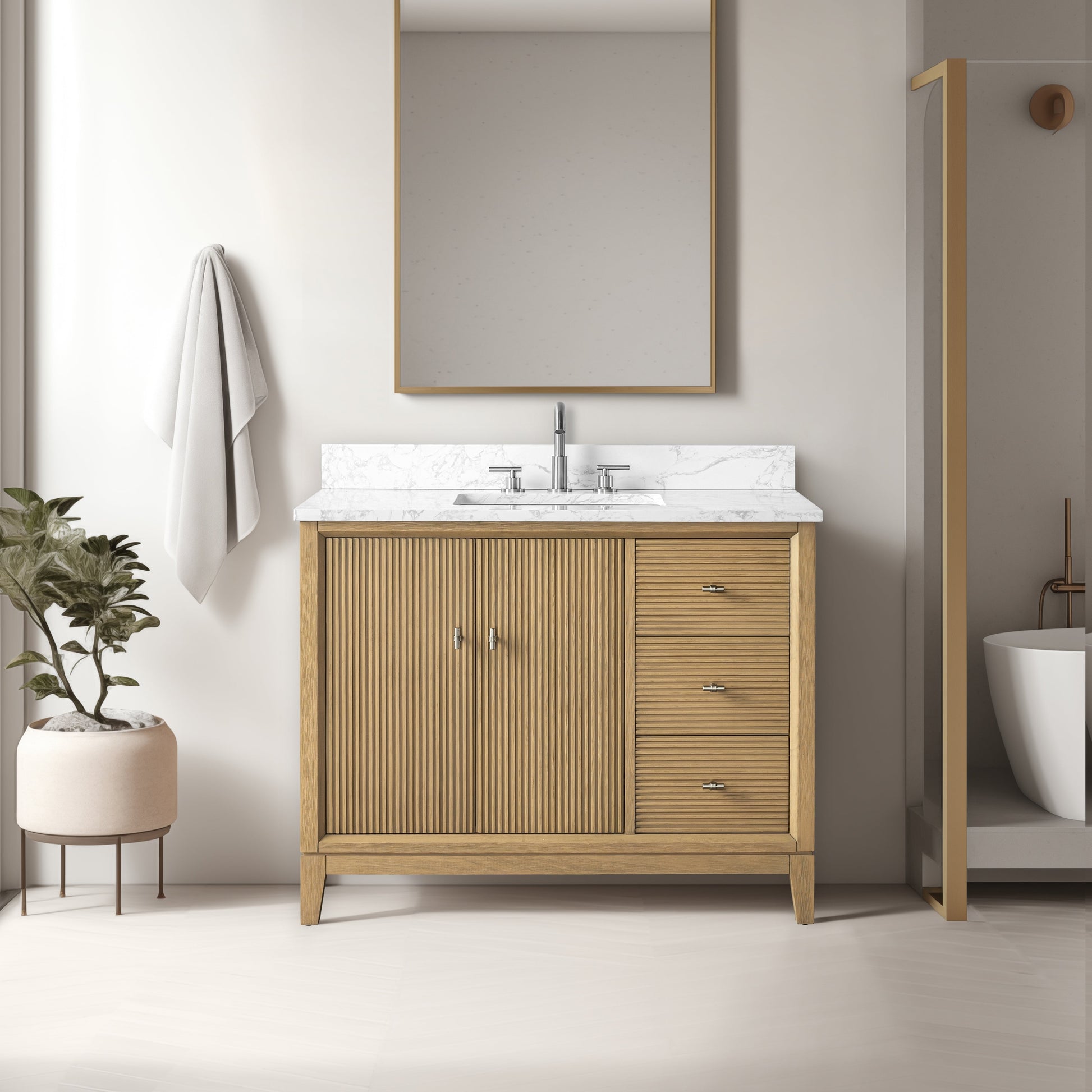 Linear Natural Oak / Brushed Nickel