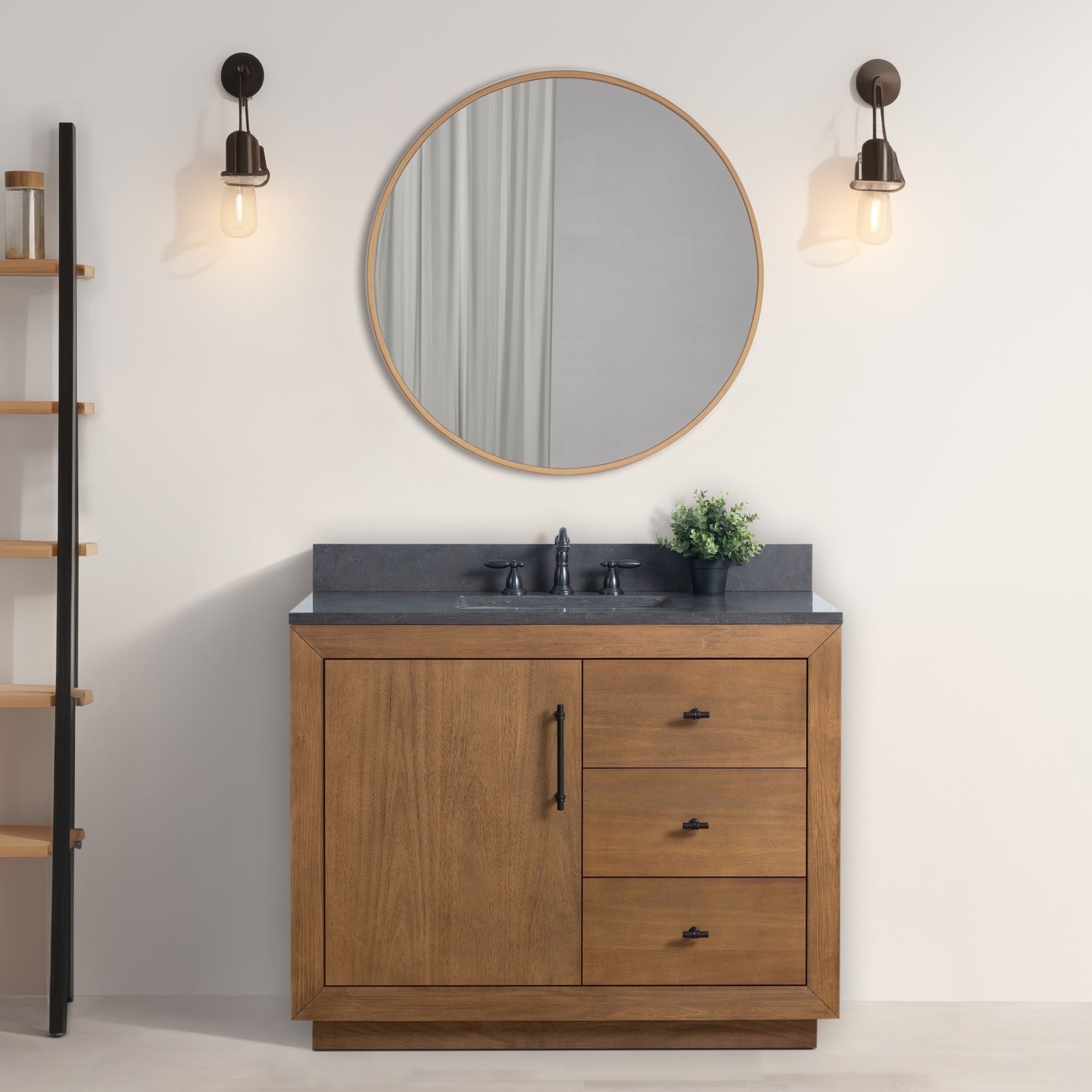 Tan / Black Limestone