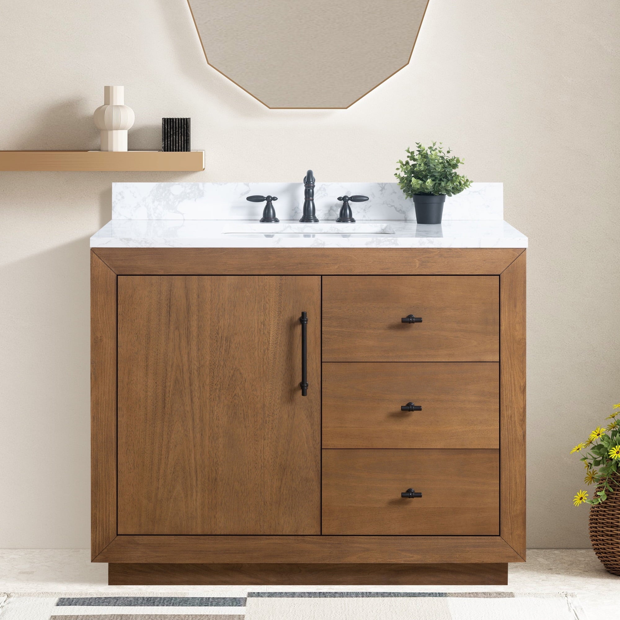 Tan / Engineered Marble