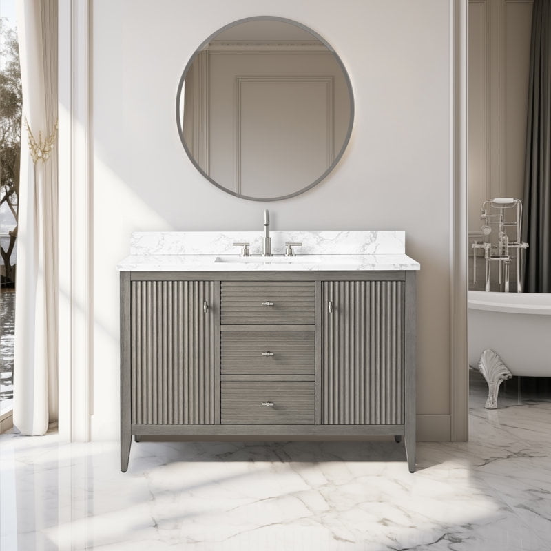 Linear Driftwood Gray / Brushed Nickel