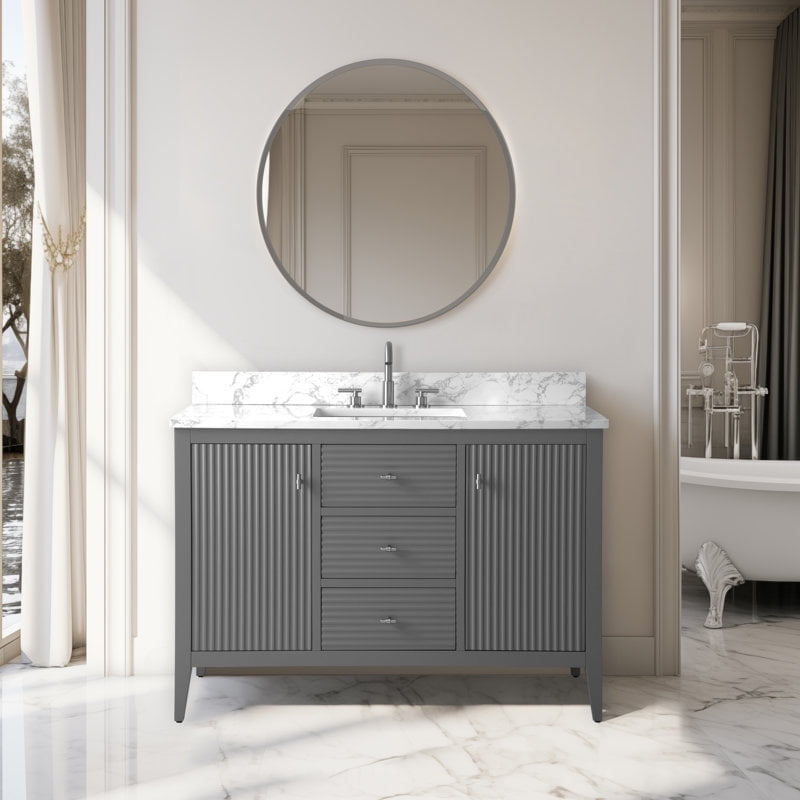 Linear Cashmere Gray / Brushed Nickel