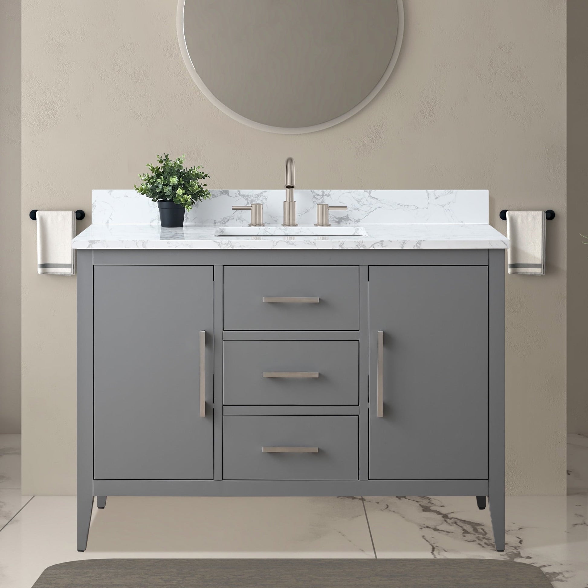 Cashmere Gray / Brushed Nickel