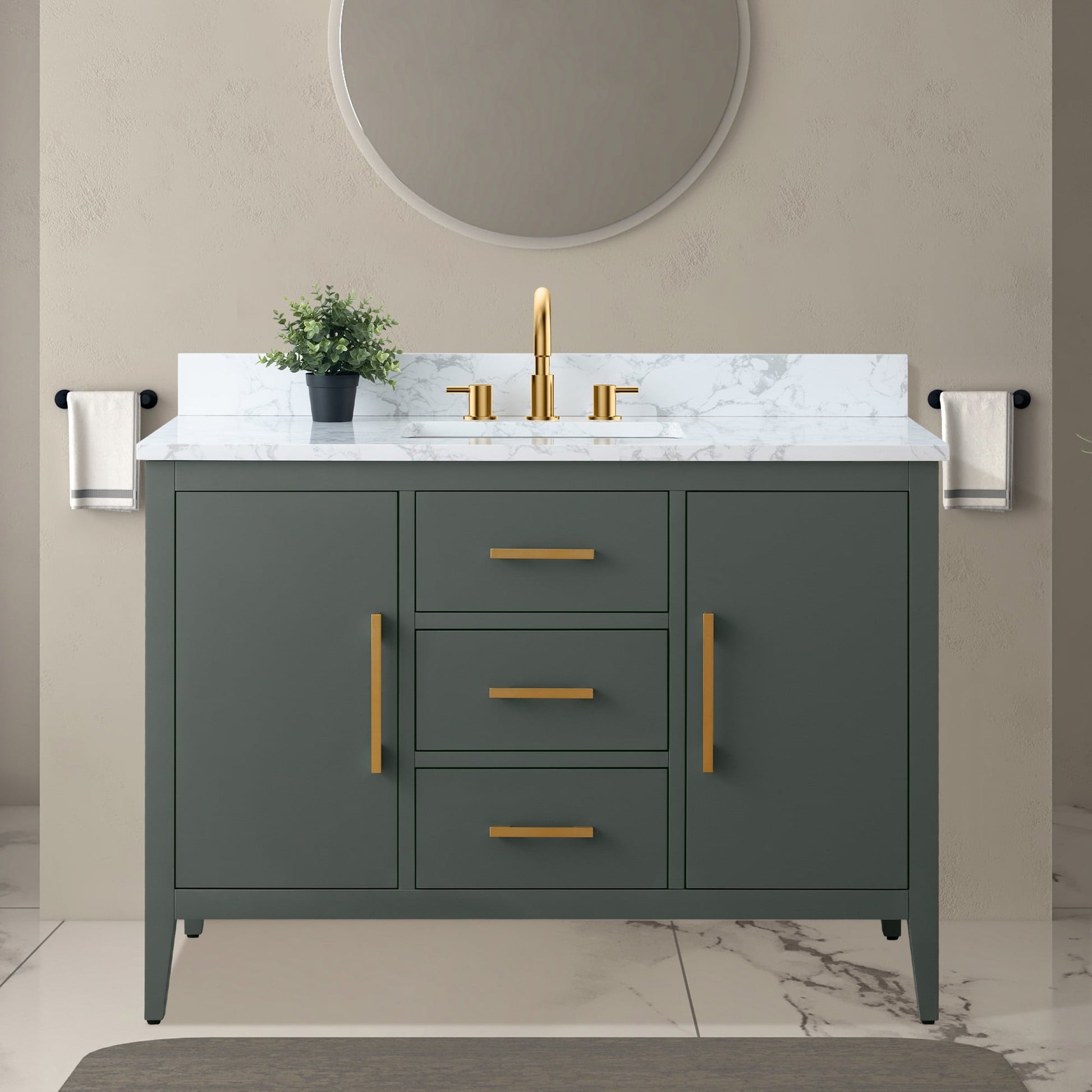 Vintage Green / Golden Brushed