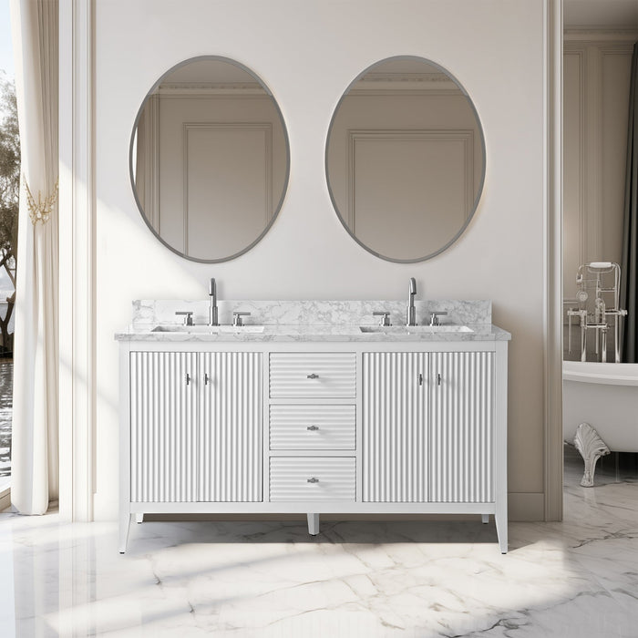 Linear White / Brushed Nickel
