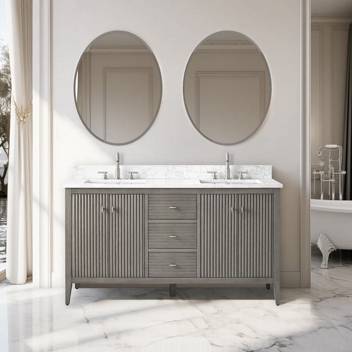 Linear Driftwood Gray / Brushed Nickel