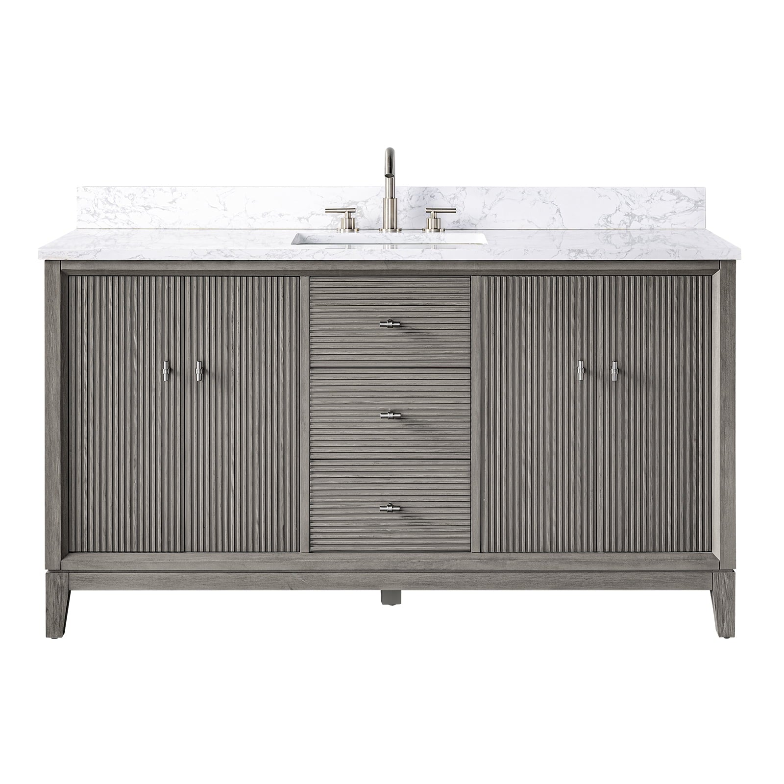 Linear Driftwood Gray / Brushed Nickel
