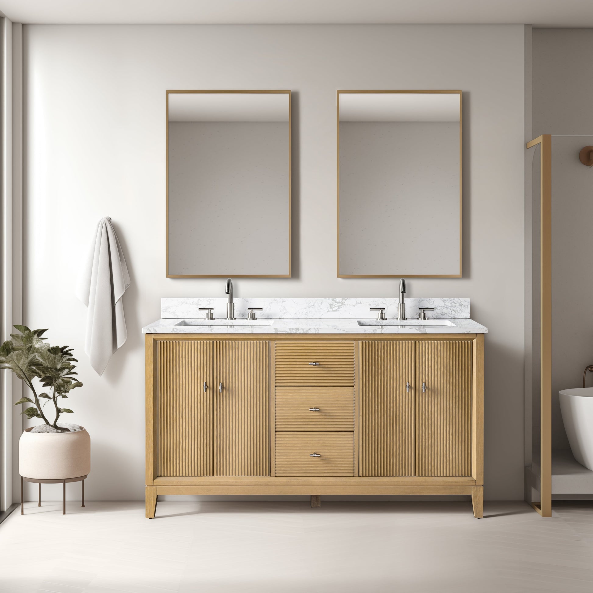 Linear Natural Oak / Brushed Nickel