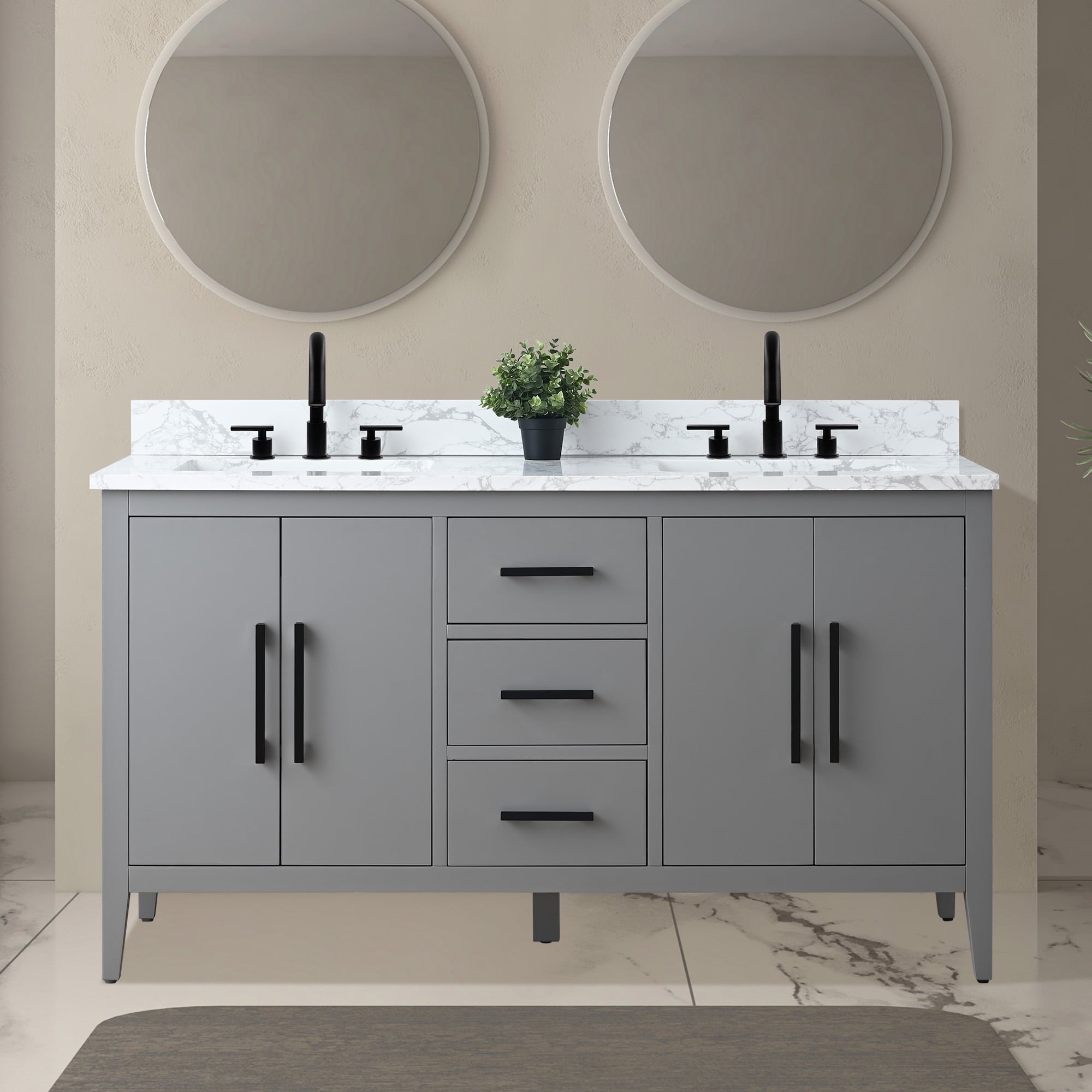 Cashmere Gray / Matte Black