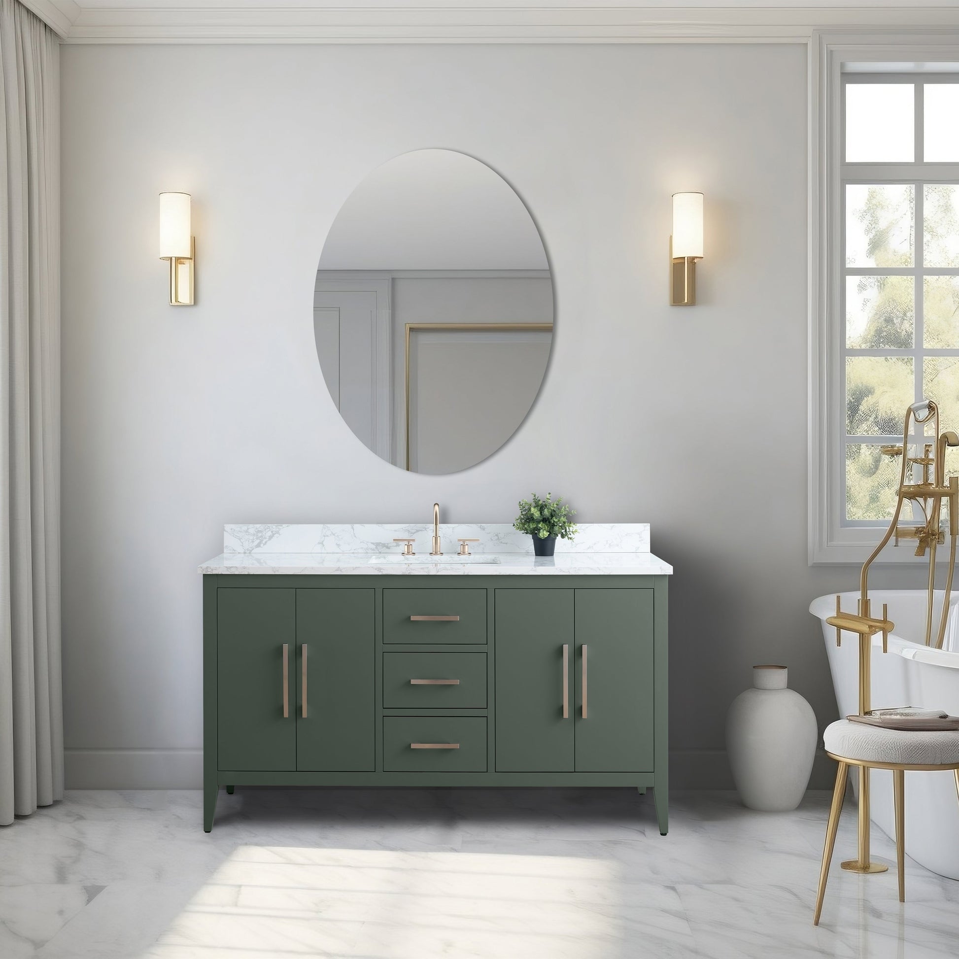 Vintage Green / Brushed Nickel