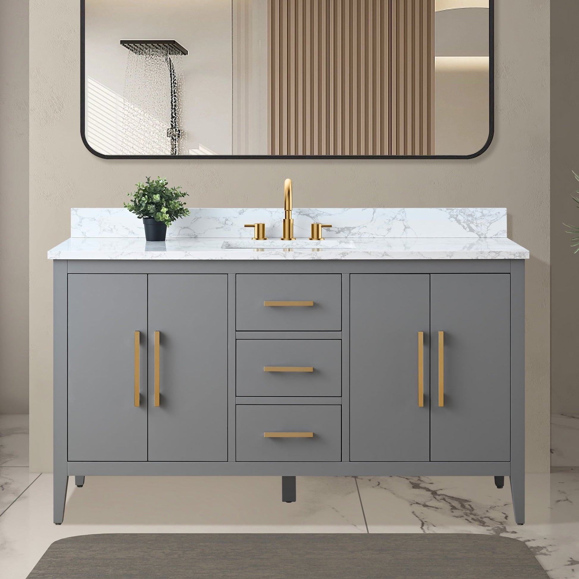 Cashmere Gray / Golden Brushed