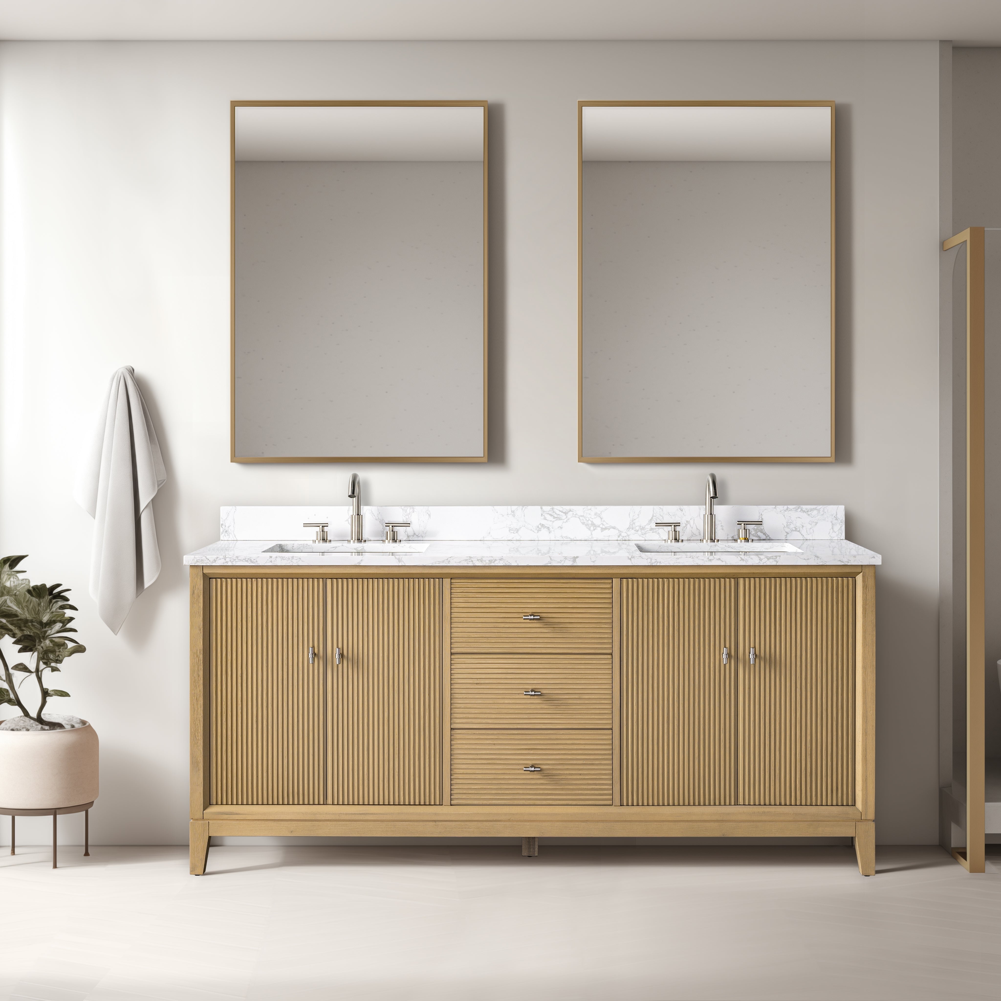 Linear Natural Oak / Brushed Nickel