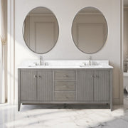 Linear Driftwood Gray / Brushed Nickel