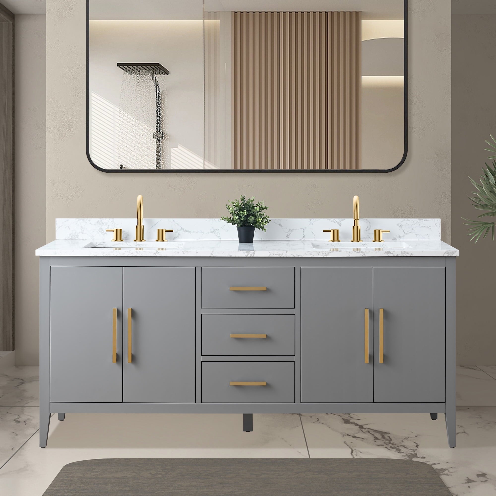 Cashmere Gray / Golden Brushed