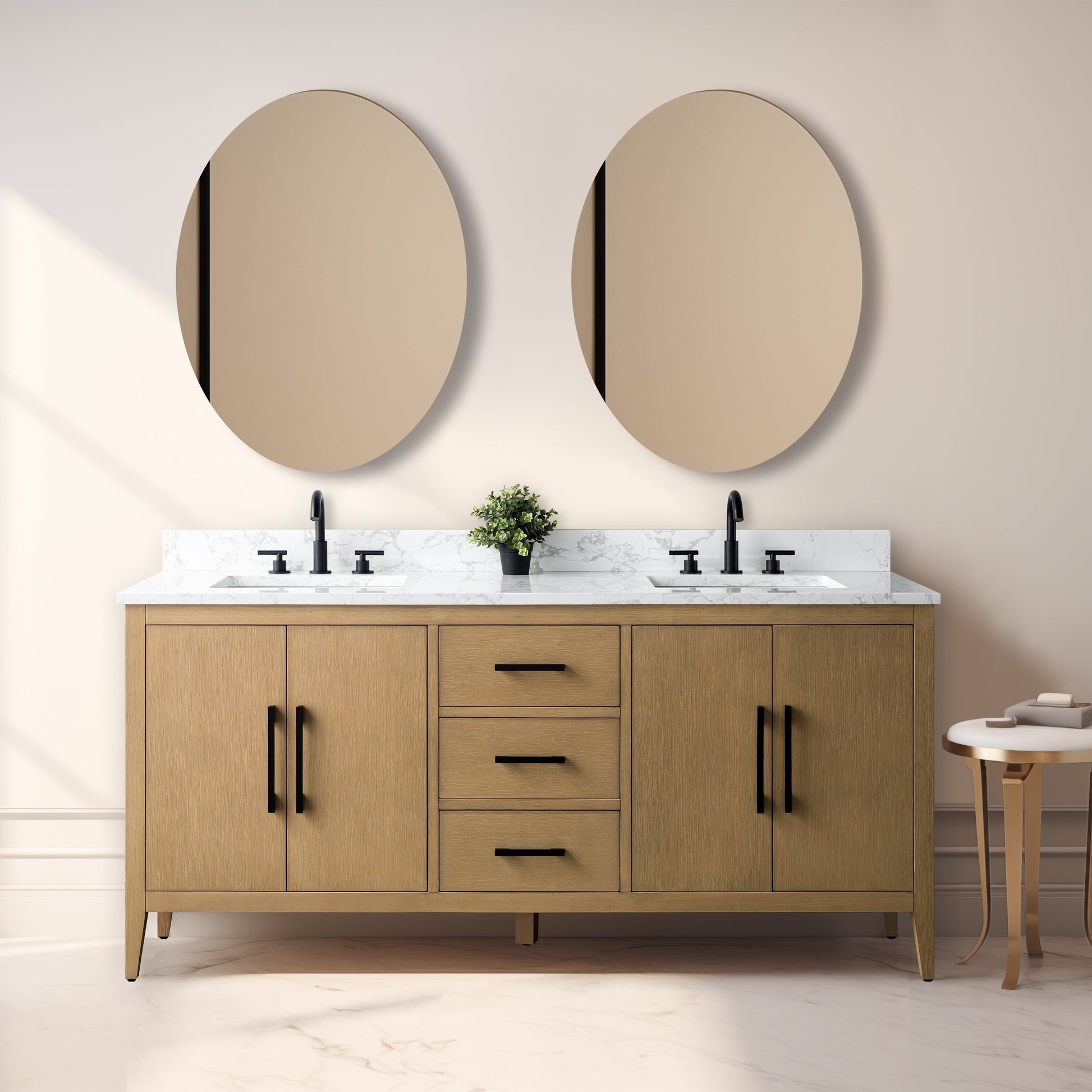 Natural Oak / Matte Black