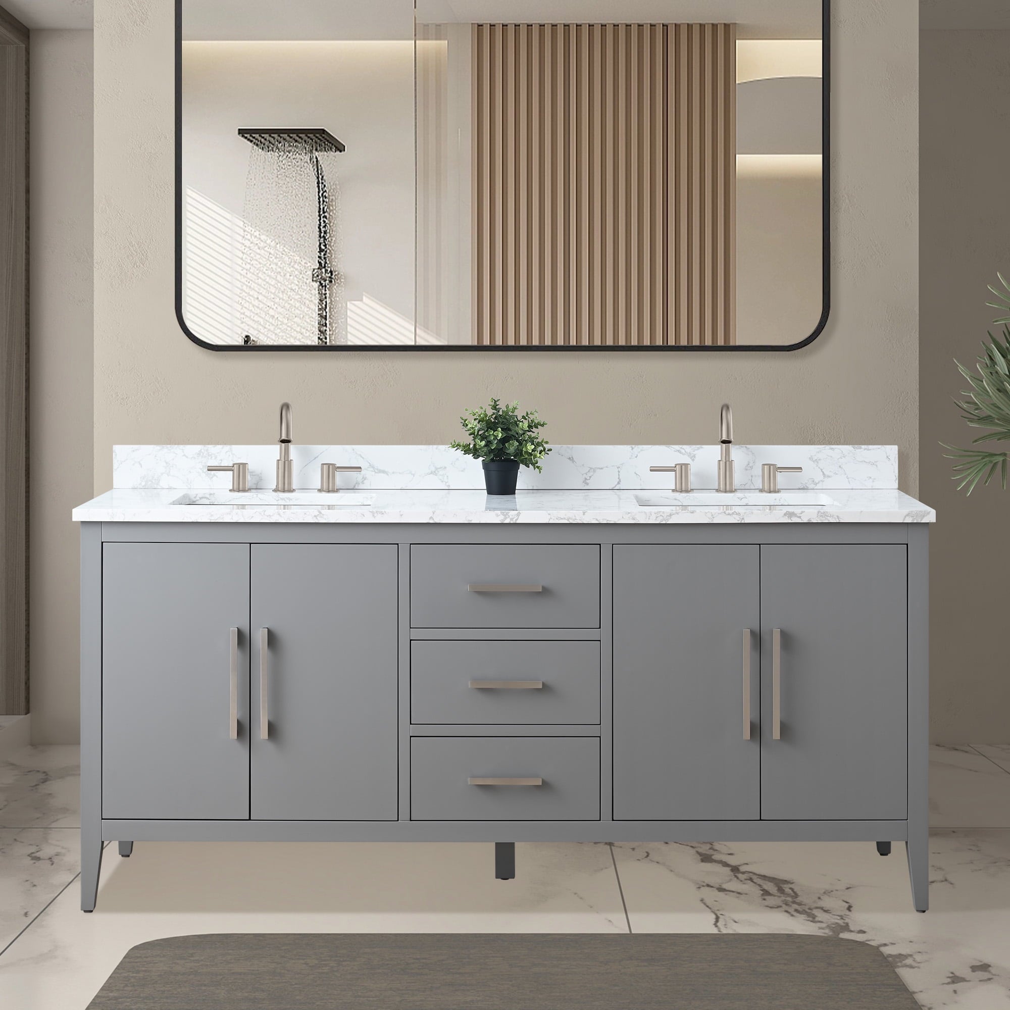 Cashmere Gray / Brushed Nickel