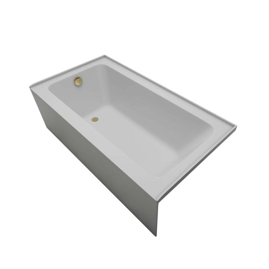 White / Titanium Gold / Left Drain