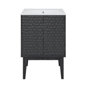 Black Oak / White / 1-Hole
