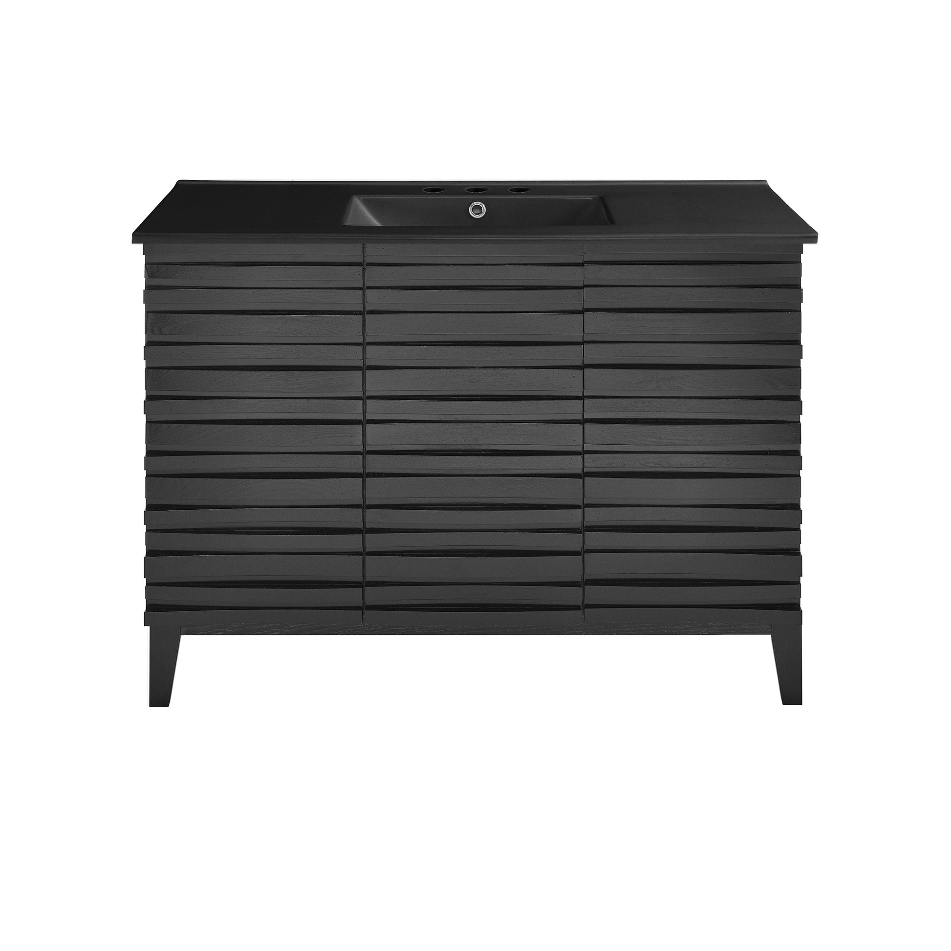 Black Oak / Glossy White / 3-Hole
