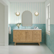 Light Natural Oak / Eternal Jasmine Pearl - 3 Faucet Holes