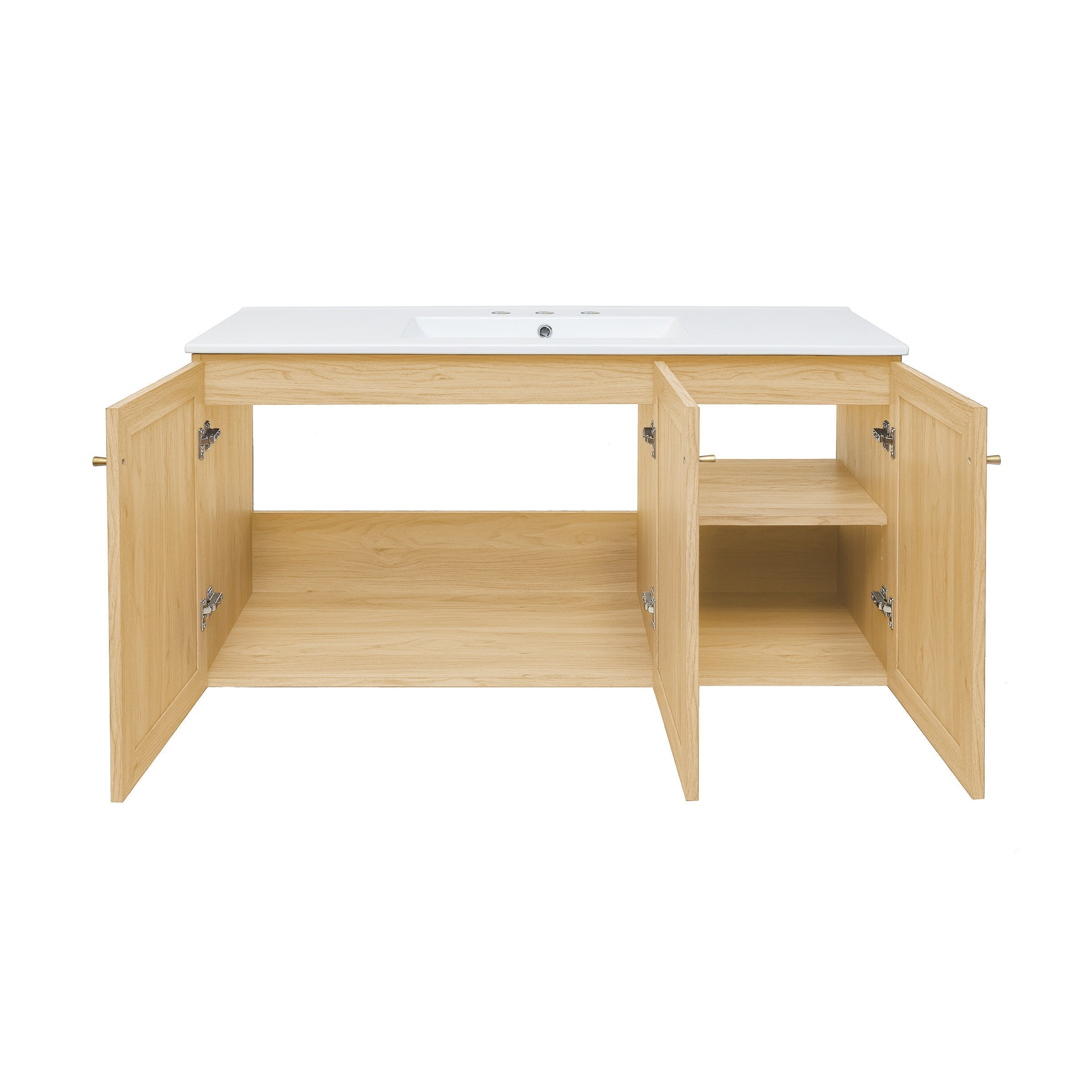 Natural Oak / White / 3-Hole