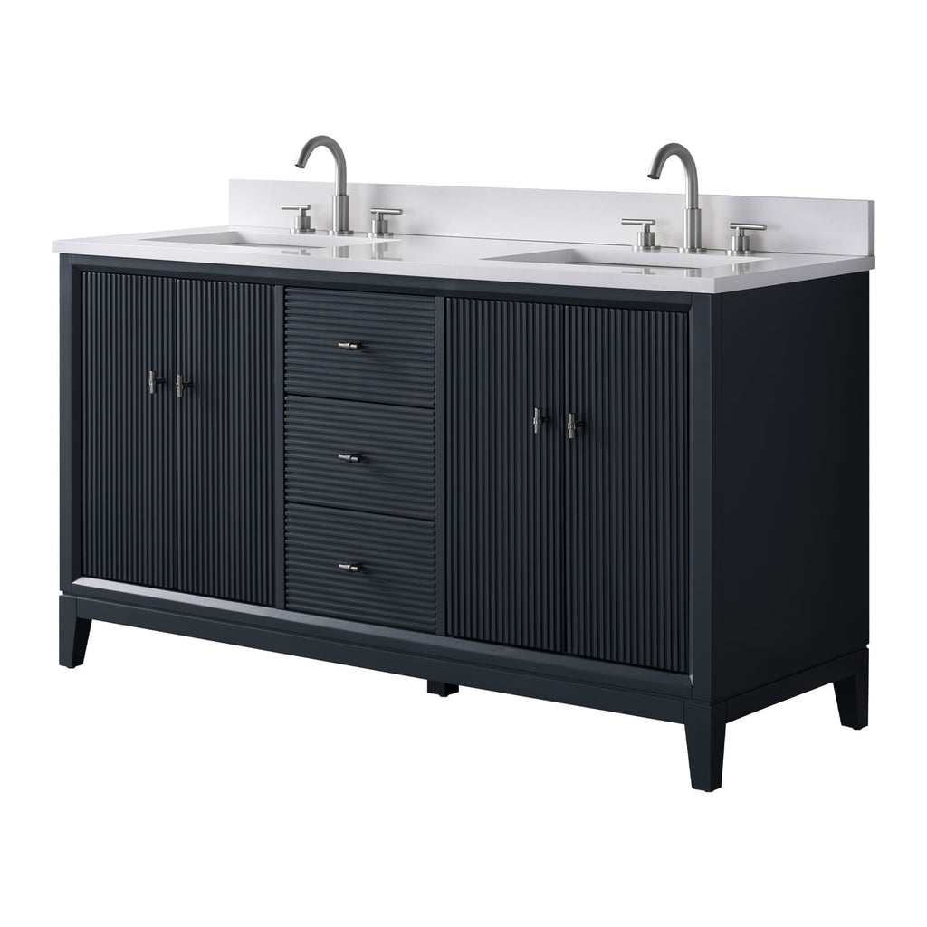 Linear Vintage Spruce Blue / Brushed Nickel