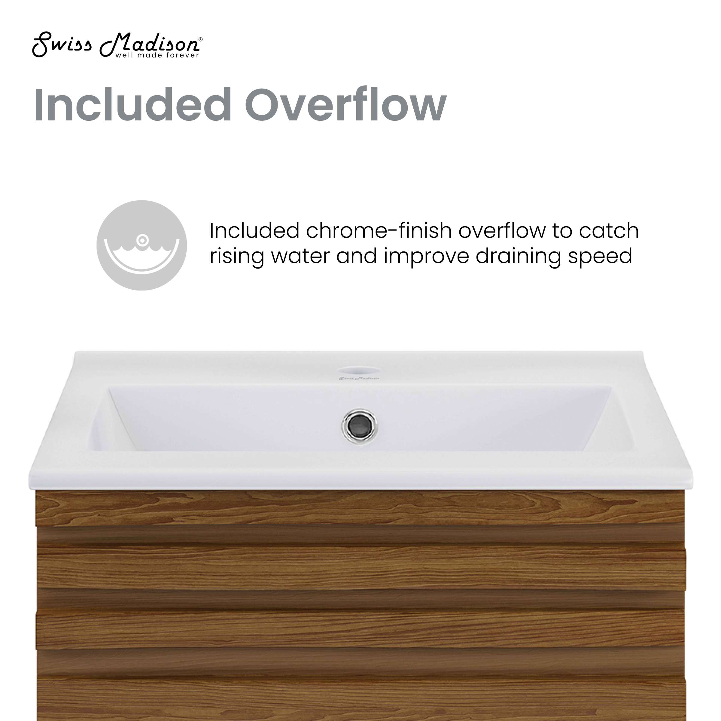 Brown Oak / White