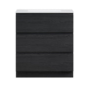 Black Oak / Glossy White / 1-Hole