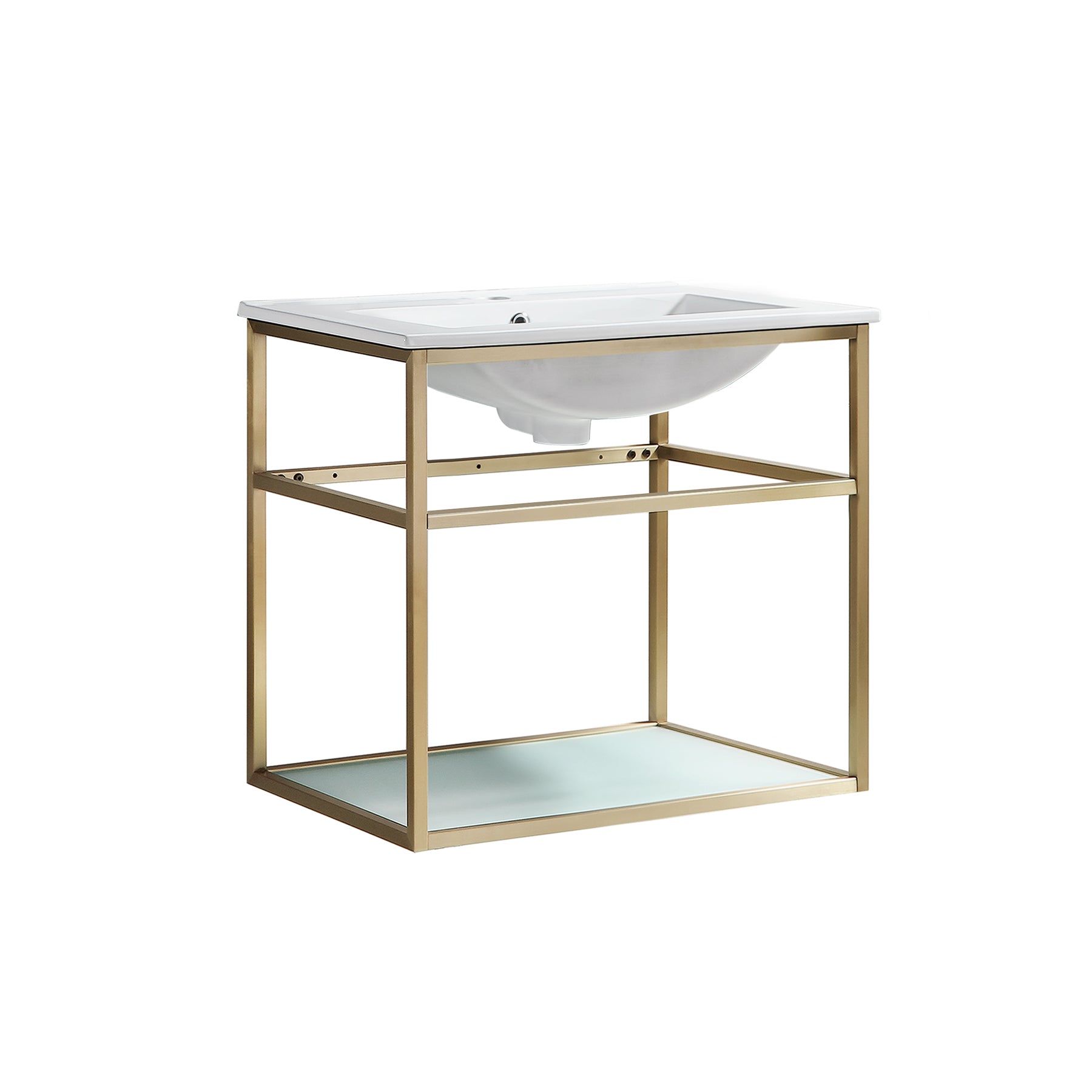 Gold / White / 1-Hole