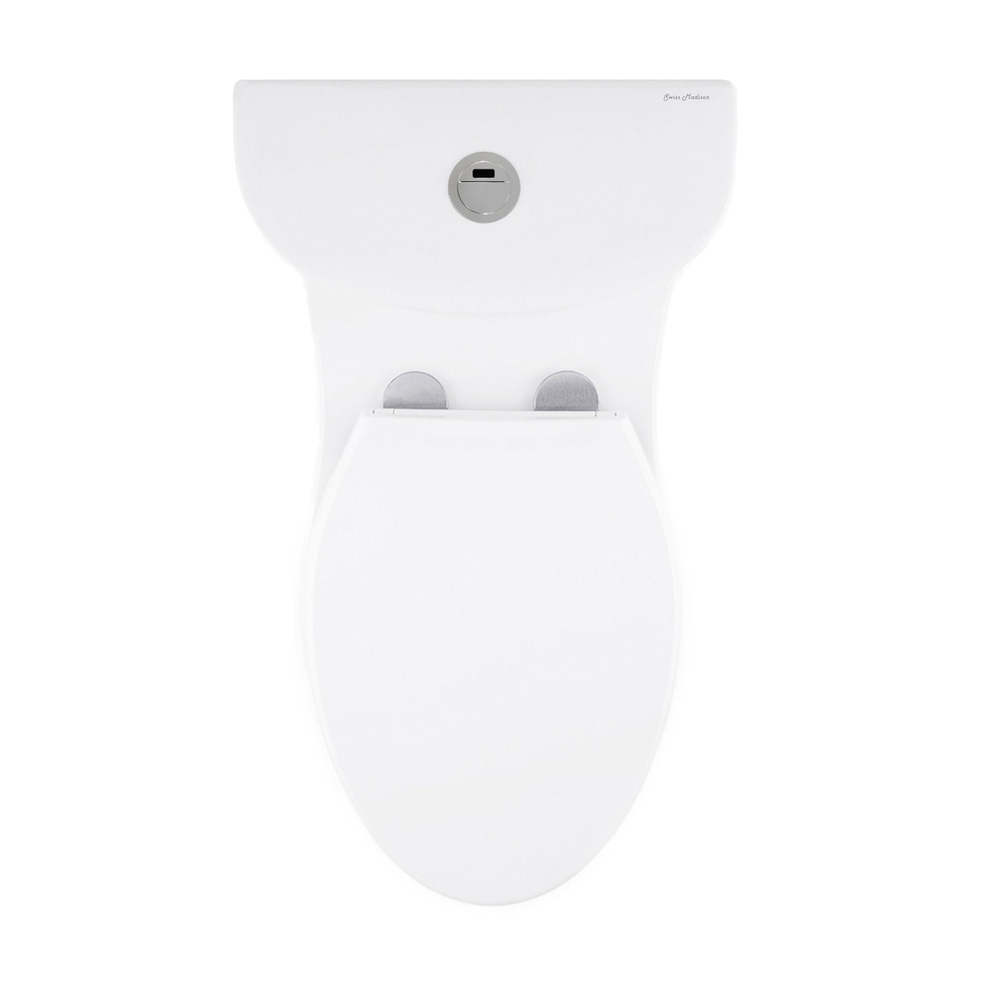 Glossy White / Dual Touchless - Top / Chrome